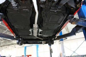Обработка днища автомобиля